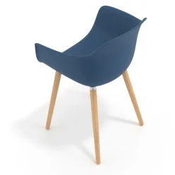 Sedia Scandinava Alice, Gambe in Legno
