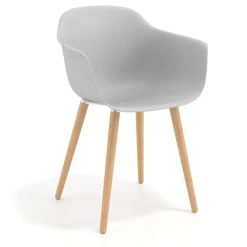 Sedia Scandinava Alice, Gambe in Legno
