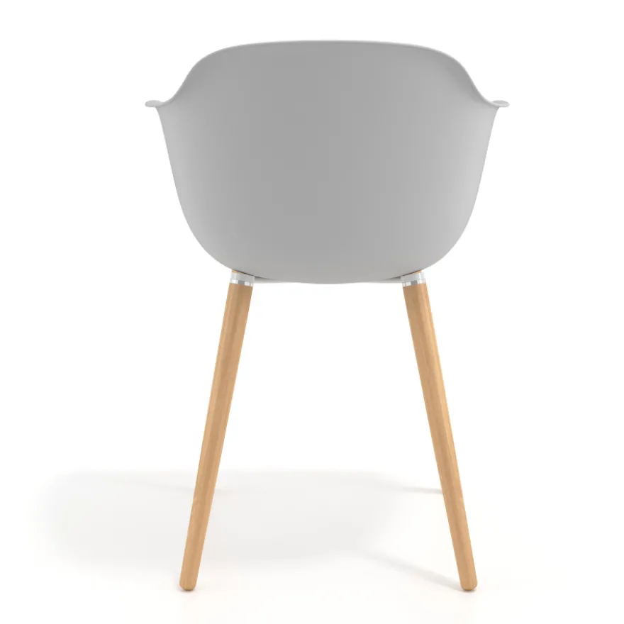 Sedia Scandinava Alice, Gambe in Legno