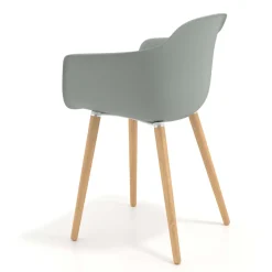 Sedia Scandinava Alice, Gambe in Legno