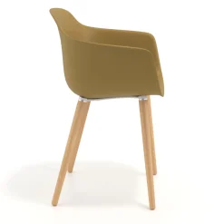 Sedia Scandinava Alice, Gambe in Legno