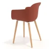 Sedia Scandinava Alice, Gambe in Legno