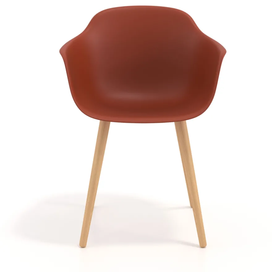 Sedia Scandinava Alice, Gambe in Legno