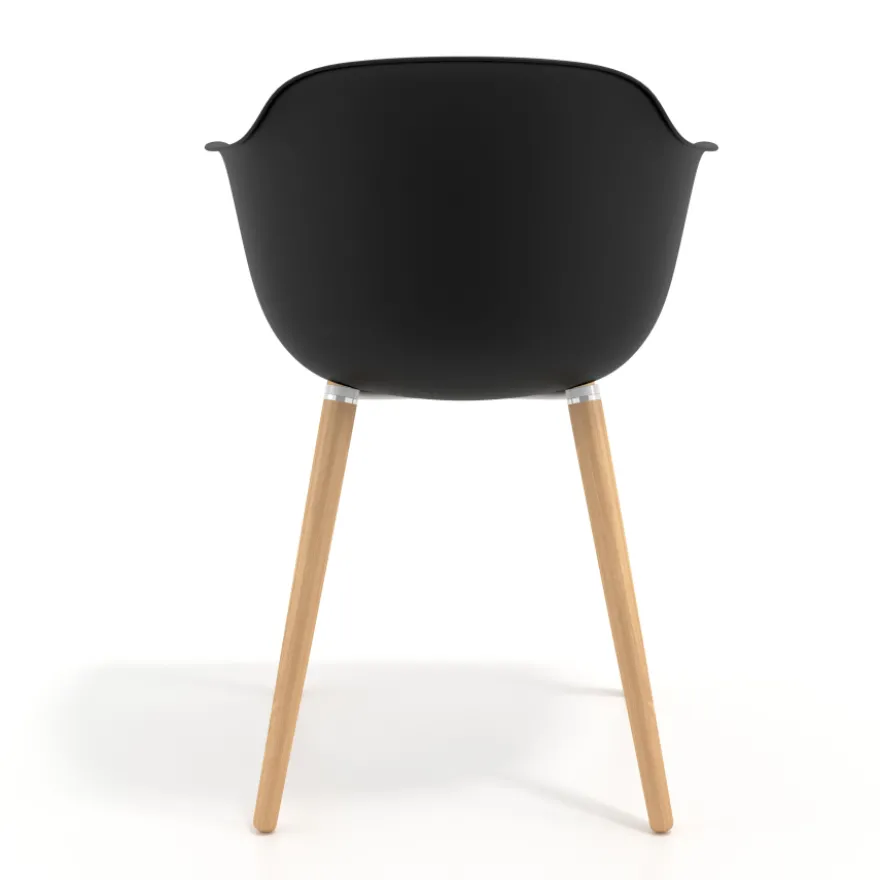 Sedia Scandinava Alice, Gambe in Legno
