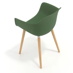 Sedia Scandinava Alice, Gambe in Legno