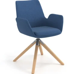 Sedia Scandinava Glamm, Gambe in Legno, Certificata
