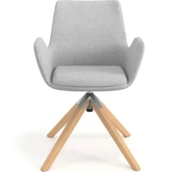 Sedia Scandinava Glamm, Gambe in Legno, Certificata