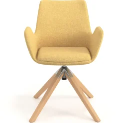 Sedia Scandinava Glamm, Gambe in Legno, Certificata