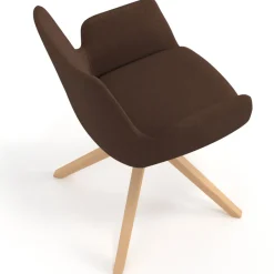 Sedia Scandinava Glamm, Gambe in Legno, Certificata