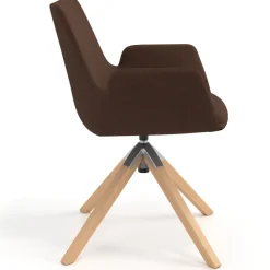 Sedia Scandinava Glamm, Gambe in Legno, Certificata