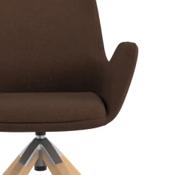 Sedia Scandinava Glamm, Gambe in Legno, Certificata