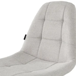 Sedia Scandinava Zafir, spessa imbottitura, gambe in legno