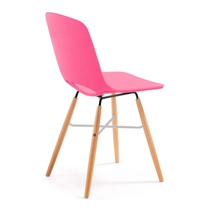 Sedia Scrivania Bambini Joy, Gambe in Legno, Resistente