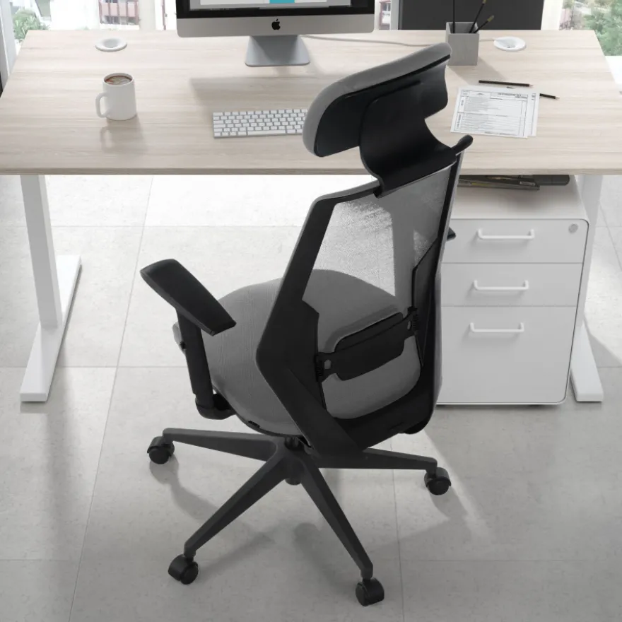 Sedia Scrivania Ergonomica Belinda, schienale alto