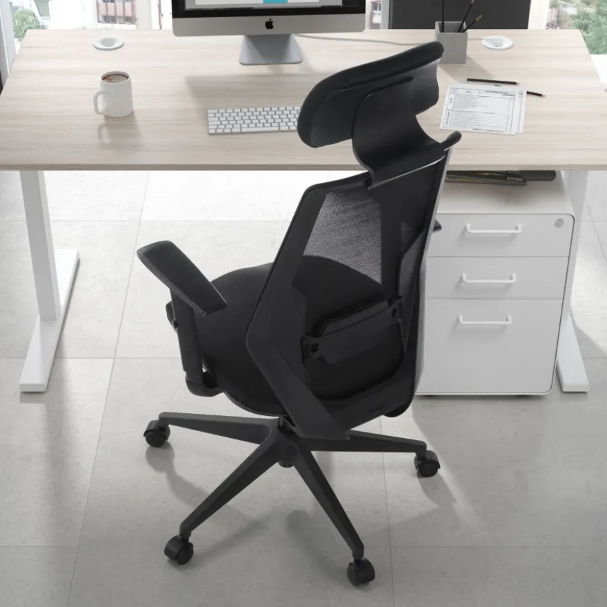 Sedia Scrivania Ergonomica Belinda, schienale alto