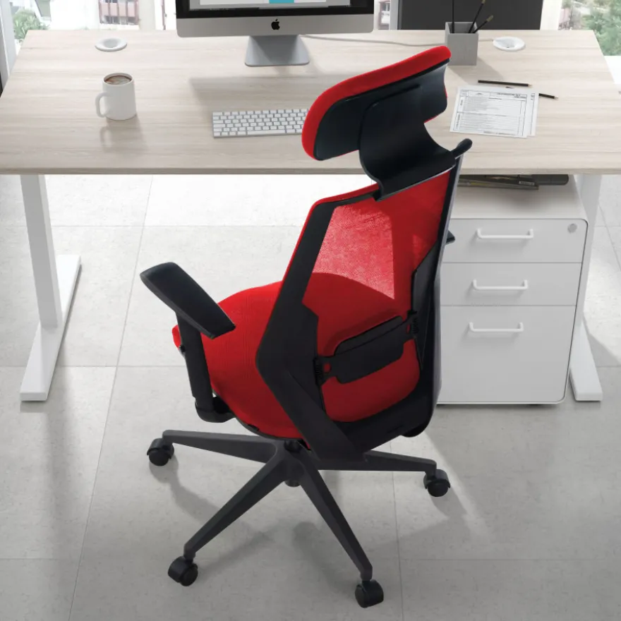 Sedia Scrivania Ergonomica Belinda, schienale alto