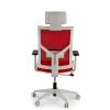 Sedia Scrivania Ergonomica Verdi white, braccioli regolabili, con poggiatesta