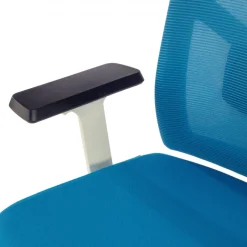 Sedia Scrivania Ergonomica Verdi white, braccioli regolabili, con poggiatesta