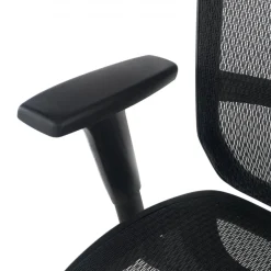 Sedia Smart Working Dover, poggiatesta, base alluminio, 8 ore
