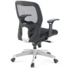 Sedia Smart Working Hazuki, braccioli 3D, schiuma iniettata, rete