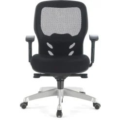 Sedia Smart Working Hazuki, braccioli 3D, schiuma iniettata, rete