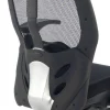 Sedia Smart Working Hazuki plus, braccioli 3D, con poggiatesta