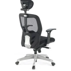 Sedia Smart Working Hazuki plus, braccioli 3D, con poggiatesta