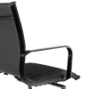 Sedia Ufficio Brenton, struttura nera, ecopelle