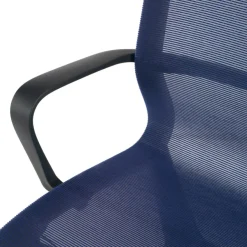 Sedia ufficio Design Fox black, Schienale Basculante, in Rete