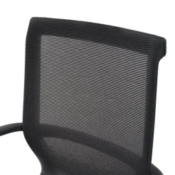 Sedia ufficio Design Fox black, Schienale Basculante, in Rete