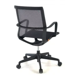 Sedia ufficio Design Fox black, Schienale Basculante, in Rete