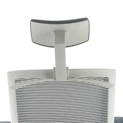 Sedia Ufficio Ergonomica Akira white con poggiatesta