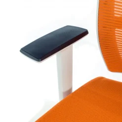 Sedia Ufficio Ergonomica Akira white con poggiatesta