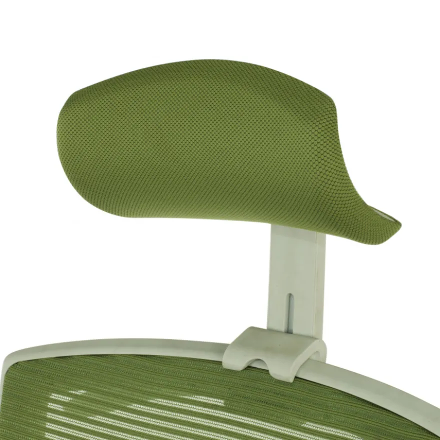 Sedia Ufficio Ergonomica Akira white con poggiatesta