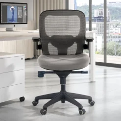 Sedia Ufficio Ergonomica Amira, meccanismo relax schiuma iniettata