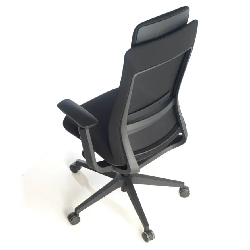 Sedia Ufficio Ergonomica Intouch black, Completamente Regolabile
