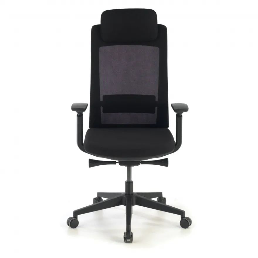Sedia Ufficio Ergonomica Intouch black, Completamente Regolabile
