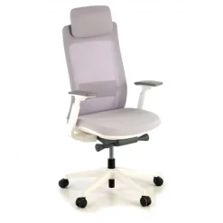 Sedia Ufficio Ergonomica Intouch white, Completamente Regolabile