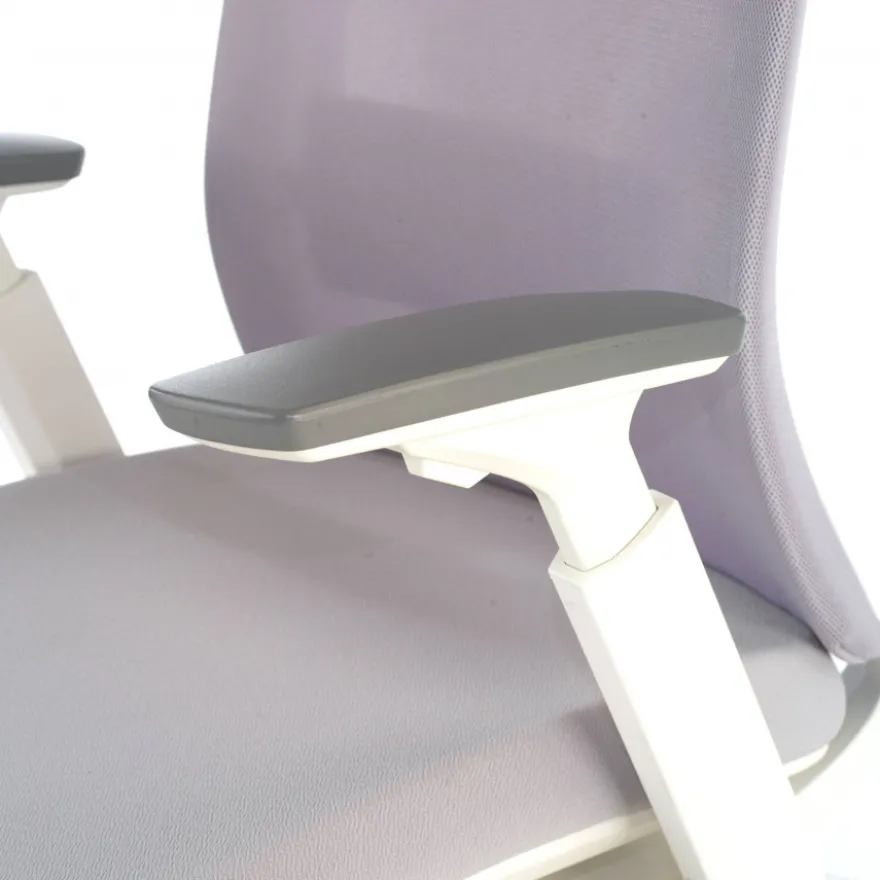 Sedia Ufficio Ergonomica Intouch white, Completamente Regolabile