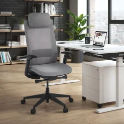 Sedia Ufficio Ergonomica Intouch black, Completamente Regolabile