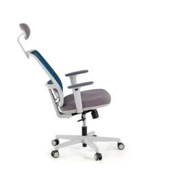 Sedia Ufficio Ergonomica Kaito white con poggiatesta