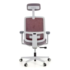 Sedia Ufficio Ergonomica Kaito white con poggiatesta