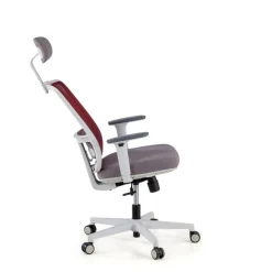 Sedia Ufficio Ergonomica Kaito white con poggiatesta