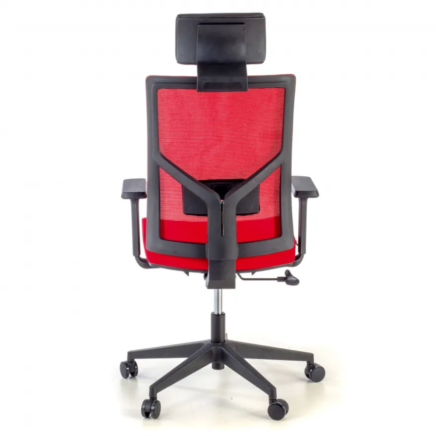 Sedia Ufficio Ergonomica Verdi, braccioli regolabili, con poggiatesta