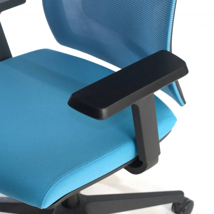 Sedia Ufficio Ergonomica Verdi, braccioli regolabili, supporto lombare,
