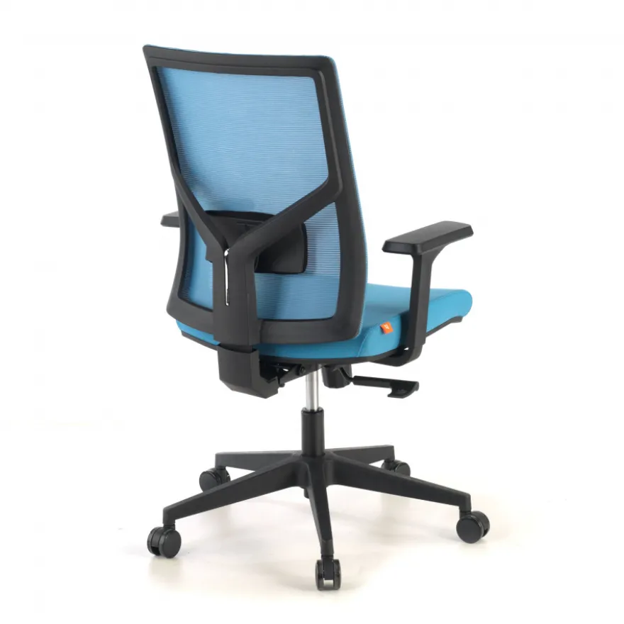 Sedia Ufficio Ergonomica Verdi, braccioli regolabili, supporto lombare,