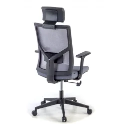 Sedia Ufficio Ergonomica Verdi, braccioli regolabili, con poggiatesta