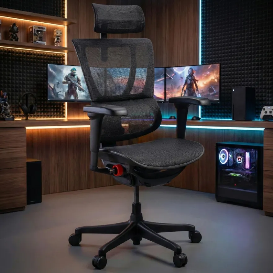 Sedia ufficio IOO Gaming Edition Black Carbon