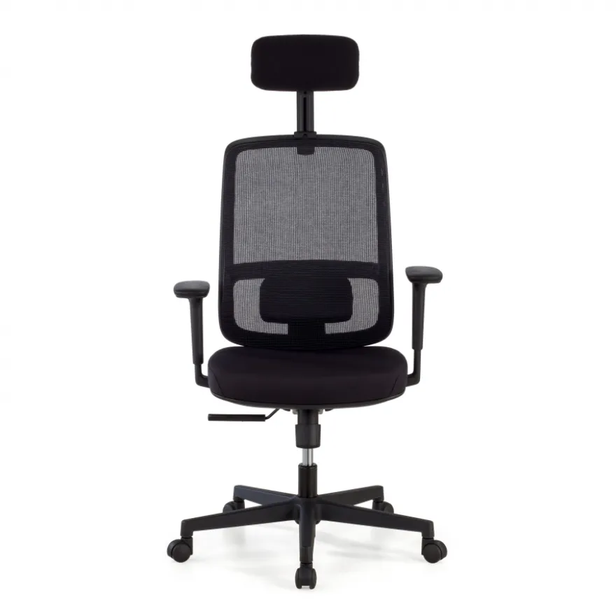 Sedia Ufficio Professionale Kaito white con poggiatesta