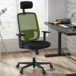 Sedia Ufficio Professionale Kaito white con poggiatesta